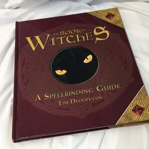 The Book of Witches - A Spellbinding Guide (Burgundy & Gold)